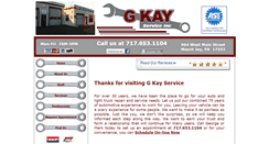 Desktop Screenshot of gkayservice.com